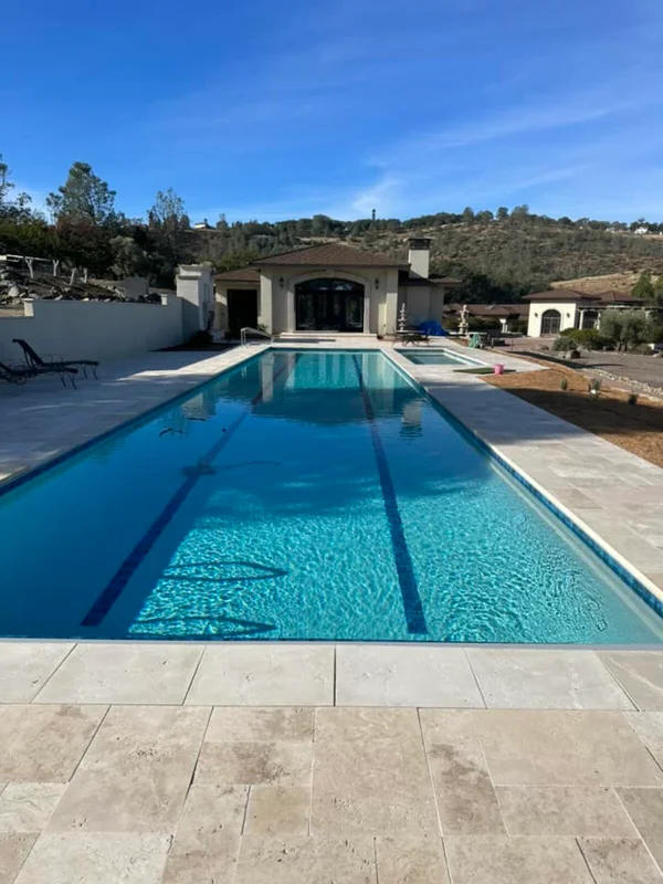Lap Pool Estate by Infinity E. Pools in Northern California